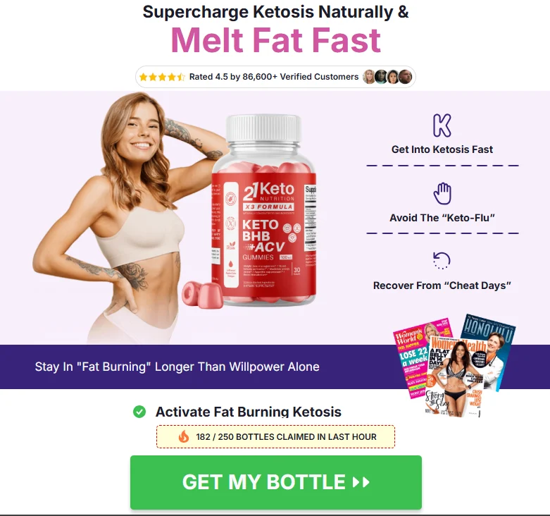 21Keto Gummies Order Page